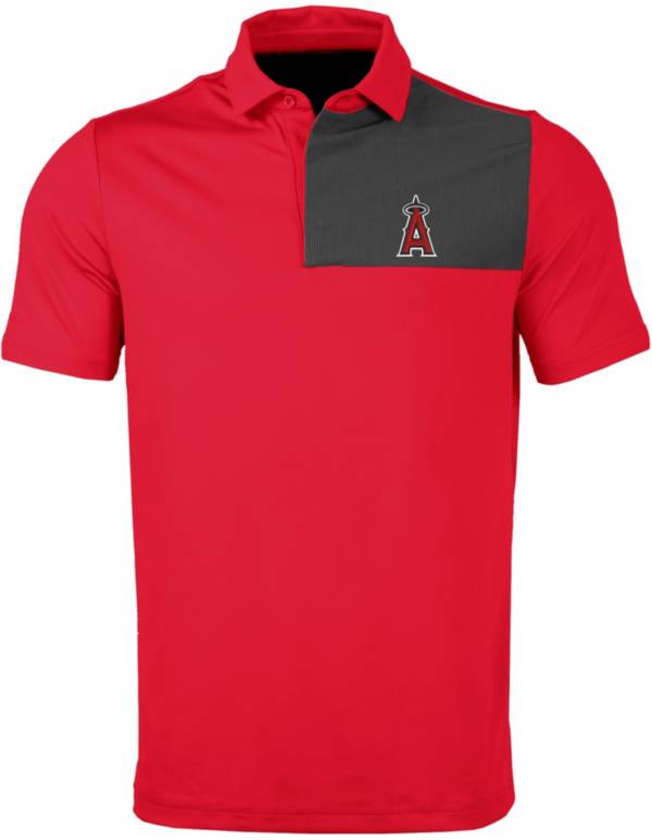 Levelwear Men's Los Angeles Angels Red Nolan Insignia Core Polo product image
