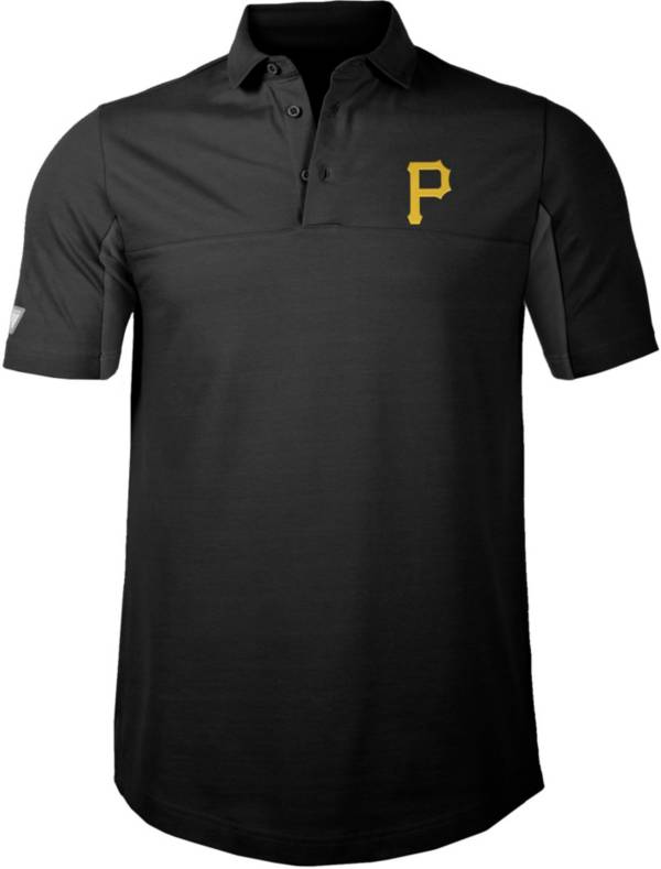 Levelwear Men's Pittsburgh Pirates Black Rival Insignia Core Polo product image