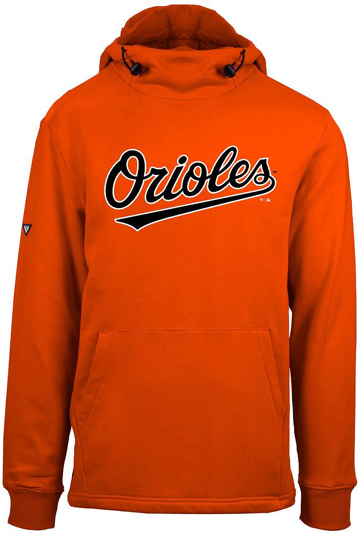 Levelwear Men's Baltimore Orioles Orange Shift Core Full Front Hoodie