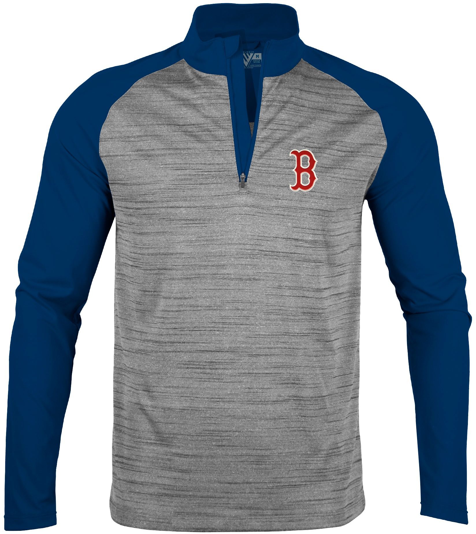 Levelwear Men's Boston Red Sox Grey Vandal Insignia Core 1/4 Zip Shirt