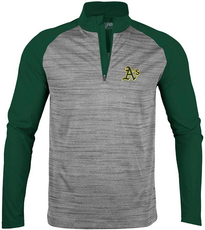 Levelwear Men's Oakland Athletics Grey Vandal Insignia Core 1/4