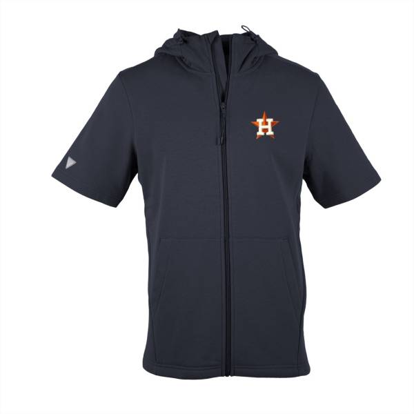 Levelwear Men's Houston Astros Navy Recruit Insignia Core Short Sleeve Fleece Hoodie product image