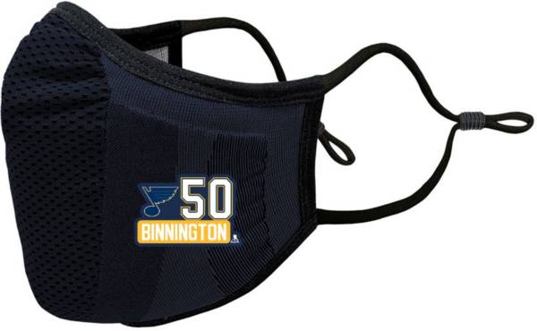 Levelwear Youth St. Louis Blues Guard 3 Navy Face Mask product image