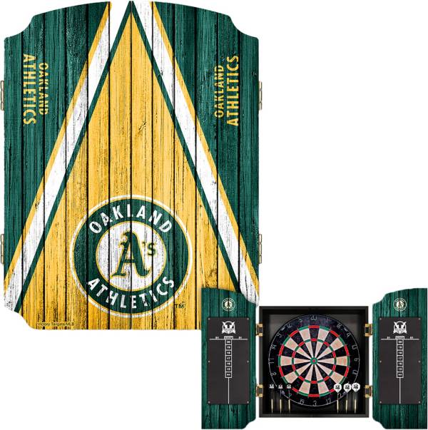 Victory Tailgate Oakland Athletics Dartboard Cabinet product image