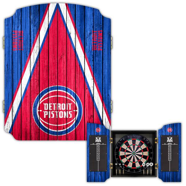 Victory Tailgate Detroit Pistons Dartboard Cabinet product image