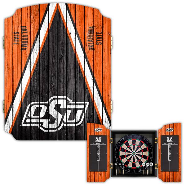 Victory Tailgate Oklahoma State Cowboys Dartboard Cabinet product image