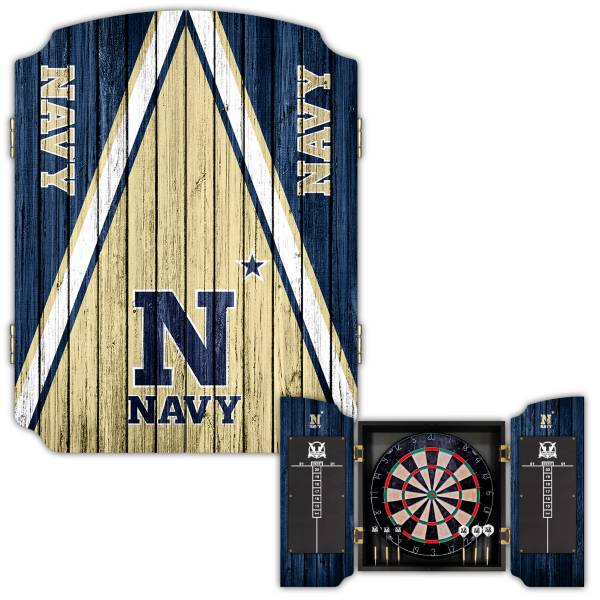 Victory Tailgate Navy Midshipmen Dartboard Cabinet product image
