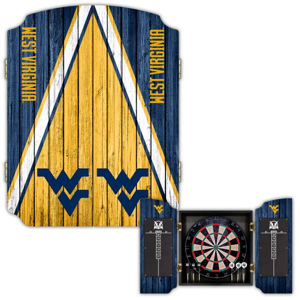 Victory Tailgate West Virginia Mountaineers Dartboard Cabinet product image