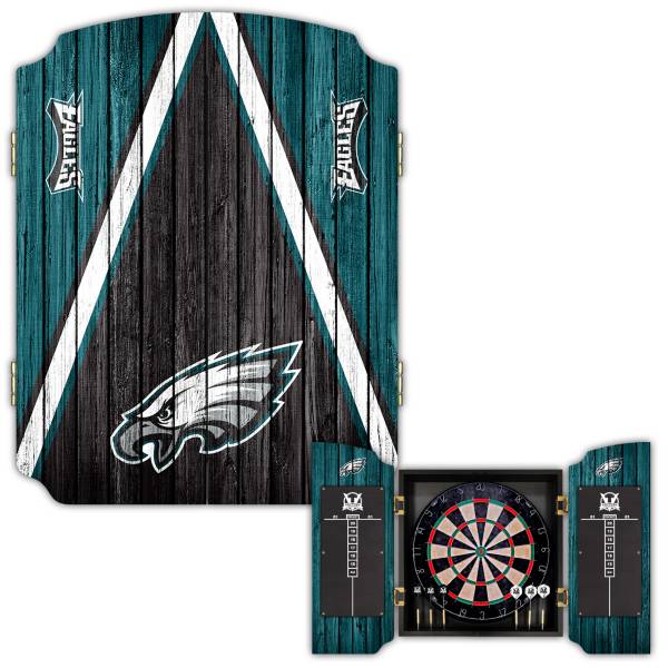 Victory Tailgate Philadelphia Eagles Dartboard Cabinet