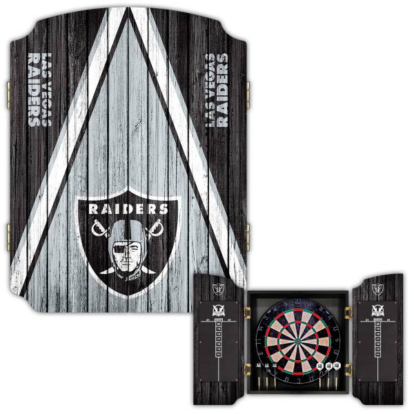 Las Vegas Raiders Dartboard Cabinet