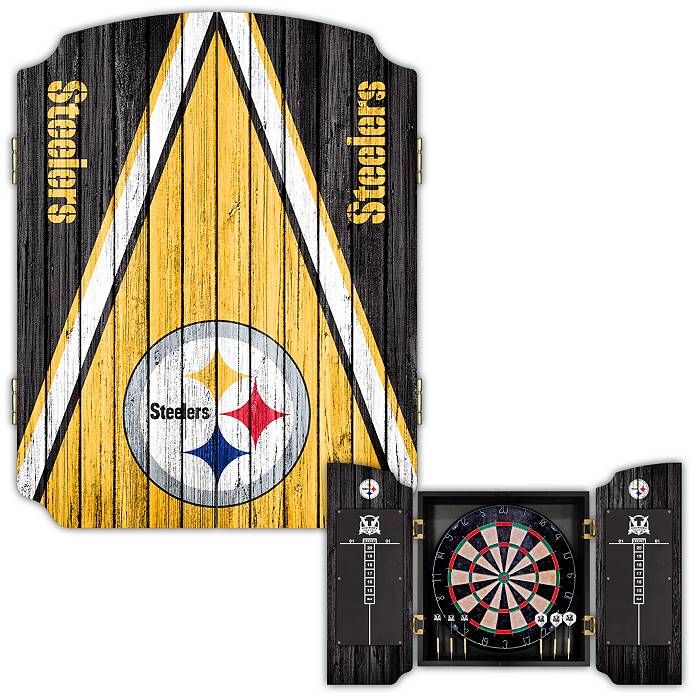 Victory Tailgate Pittsburgh Steelers Dartboard Cabinet