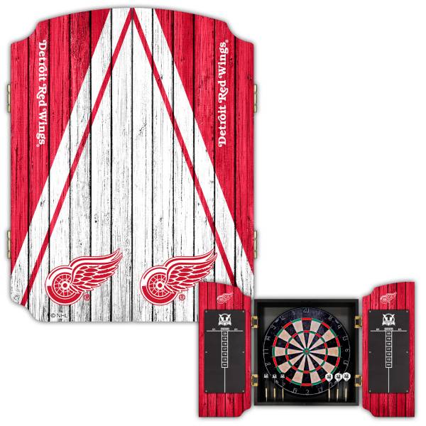 Victory Tailgate Detroit Red Wings Dartboard Cabinet product image