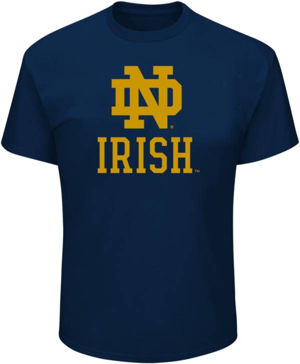 NCAA Men's Big and Tall Notre Dame Fighting Irish Navy T-Shirt