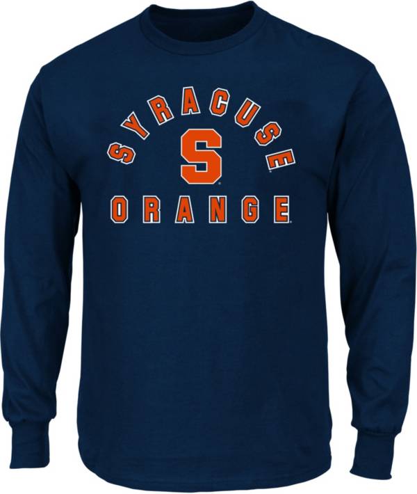 Profile Varsity Men's Big and Tall Syracuse Orange Blue Long Sleeve T-Shirt