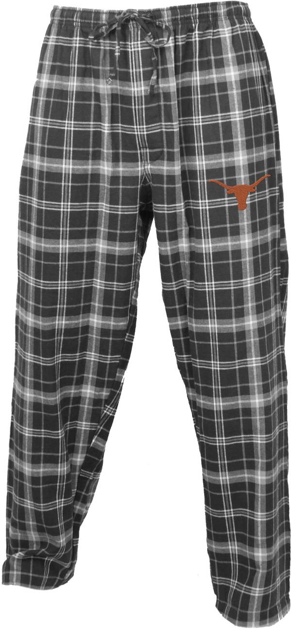 NCAA Men's Texas Longhorns Burnt Orange Plaid Sleep Pants – Big and Tall product image