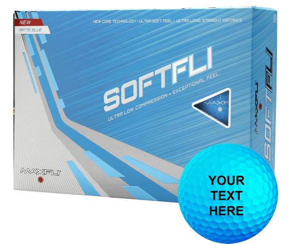 Maxfli 2021 Softfli Matte Blue Personalized Golf Balls product image