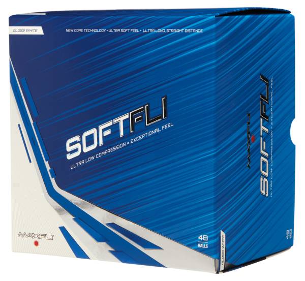 Maxfli 2022 Softfli Gloss White Golf Balls - 48 Pack | DICK'S Sporting Goods