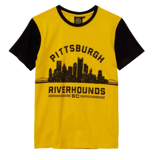 Sport Design Sweden Youth Pittsburgh Riverhouds Graphic Yellow T-Shirt