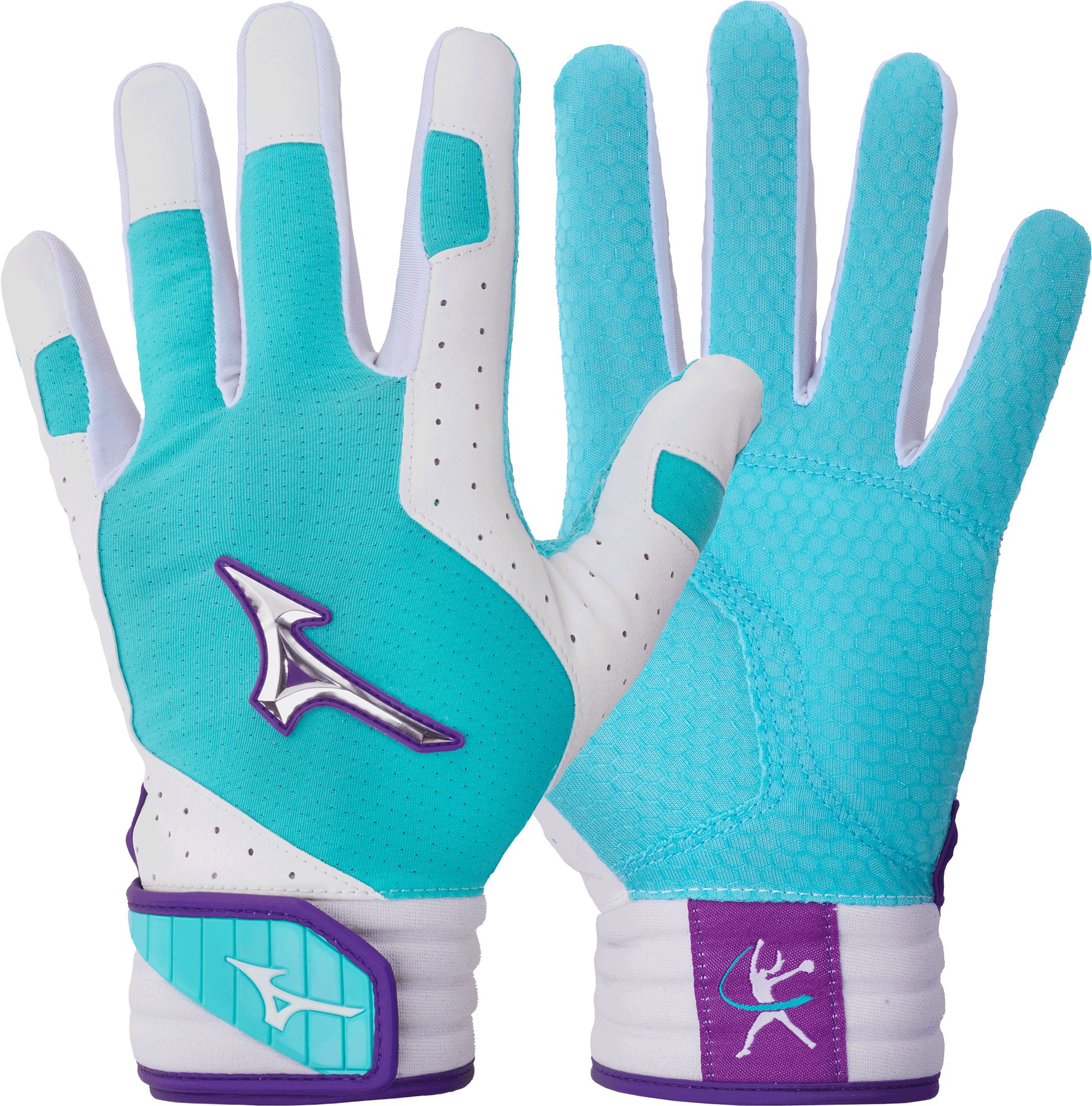 スイミングガール３ Mizuno Girls' Jennie Finch Softball Batting Gloves | Dick's