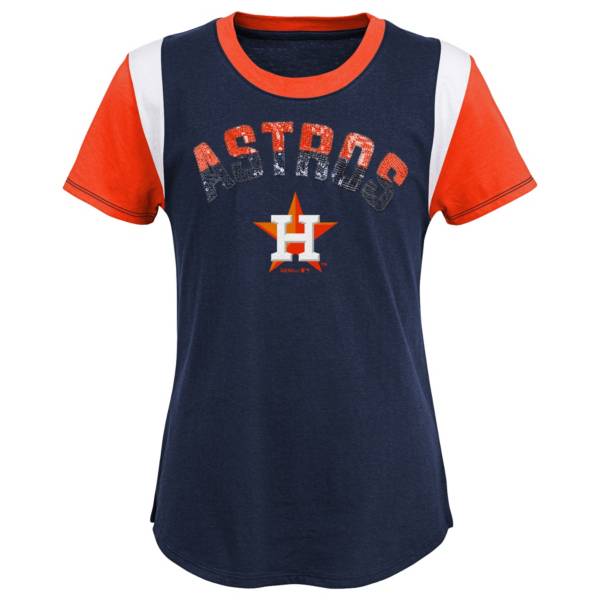 MLB Team Apparel Youth Houston Astros Navy Totally T-Shirt