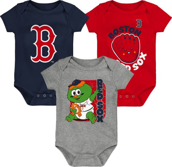 MLB Team Apparel Infant Boston Red Sox  3-Pack Creeper Set product image