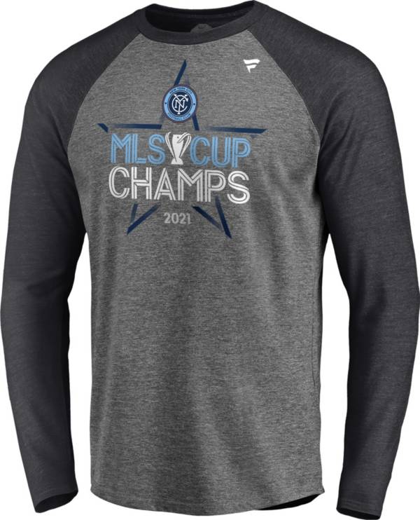 MLS '21 MLS Cup Champions New York City FC Locker Room Long Sleeve T-Shirt