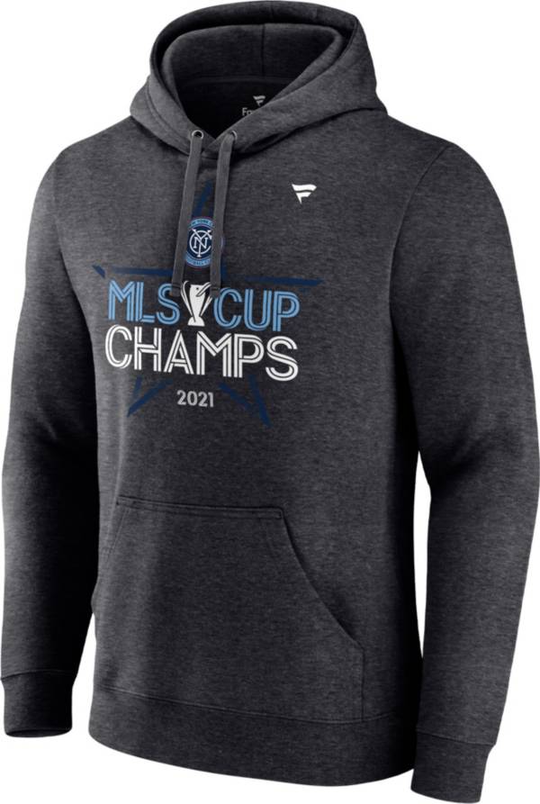 MLS '21 MLS Cup Champions New York City FC Locker Room Pullover Hoodie