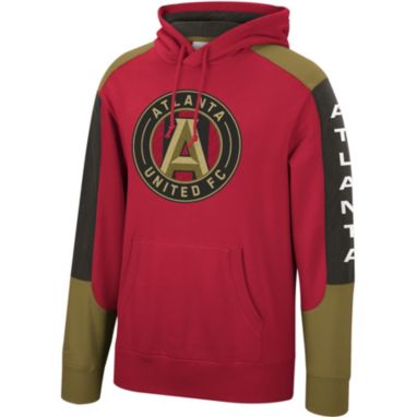 sorry, Mitchell & Ness Men's Atlanta United Fusion Red Pullover Hoodie is currently out of stock