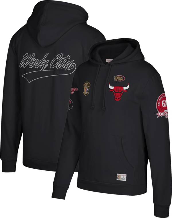 Mitchell & Ness Men's Chicago Bulls Black Champ City Hoodie