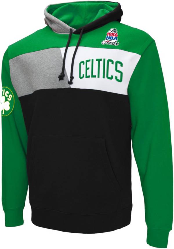 Mitchell & Ness Men's Boston Celtics Black Coach Pullover Hoodie
