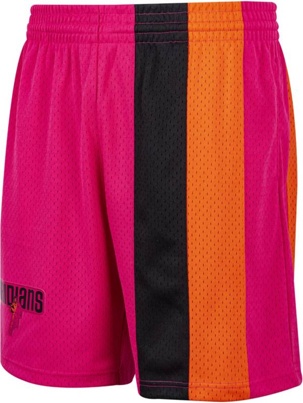 Mitchell & Ness Men's Miami Heat Pink Reload Swingman Shorts