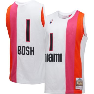 sorry, Mitchell & Ness Men's 2011 Miami Heat Chris Bosh #1 White Hardwood Classics Swingman Jersey is currently out of stock
