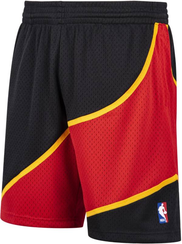 Mitchell & Ness Men's Atlanta Hawks Black Reload Swingman Shorts