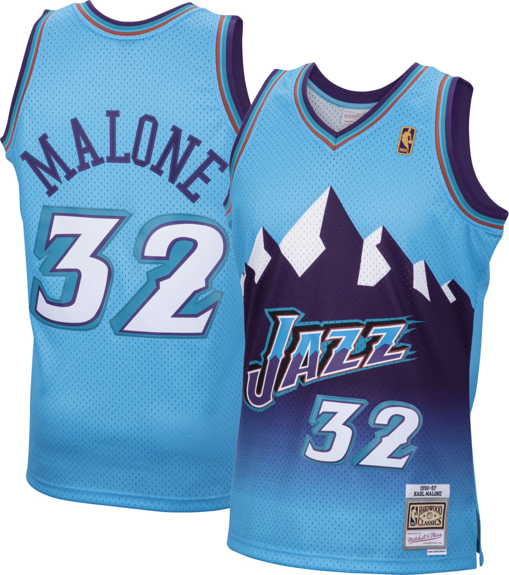 utah jazz karl malone jersey