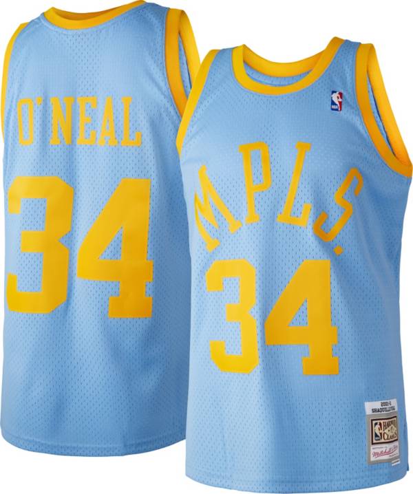 Los Angeles Lakers Shaquille O'neal 34 Mitchell & Ness Swingman Jersey