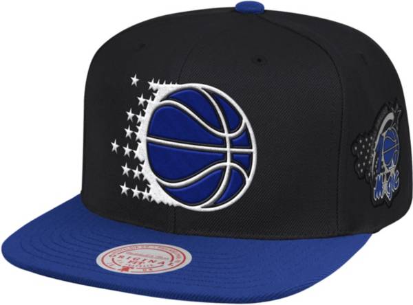 Mitchell & Ness Men's Black Orlando Magic Patch Snapback Hat