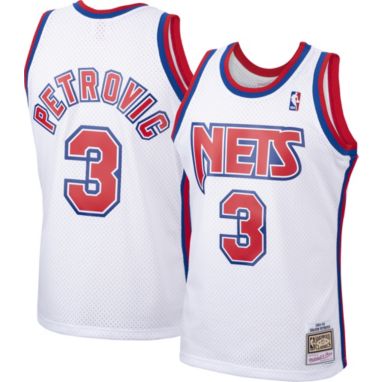 sorry, Mitchell & Ness Men's 1992 Brooklyn Nets Drazen Petrovic #3 White Hardwood Classics Swingman Jersey is currently out of stock