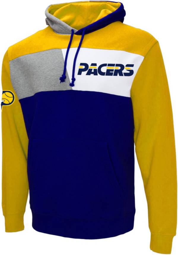 Mitchell & Ness Men's Indiana Pacers Navy Coach Pullover Hoodie