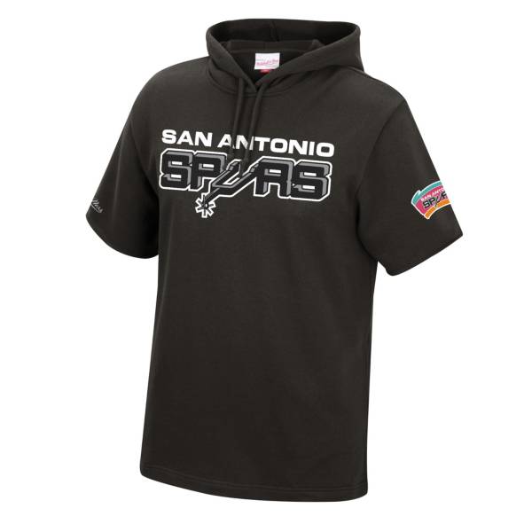 Mitchell & Ness Men's San Antonio Spurs Short Sleeve Hoodie