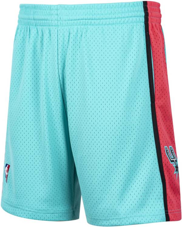 Mitchell & Ness Men's San Antonio Spurs Blue Reload Swingman Shorts