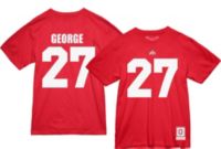 Men's Mitchell & Ness Eddie George White Ohio State Buckeyes