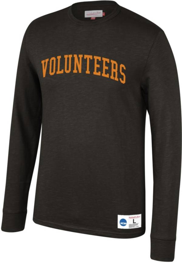 Mitchell & Ness Men's Tennessee Volunteers Slub Long Sleeve Black T-Shirt