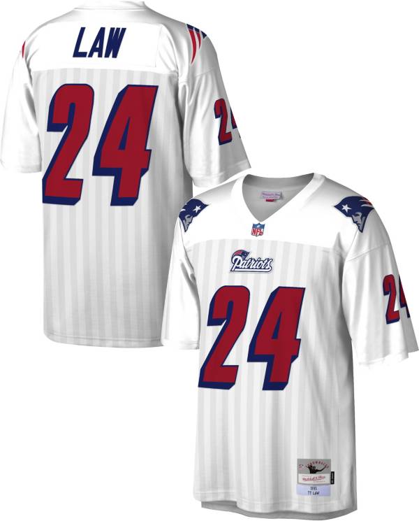 Mitchell & Ness Men's New England Patriots Ty Law #24 1995 White