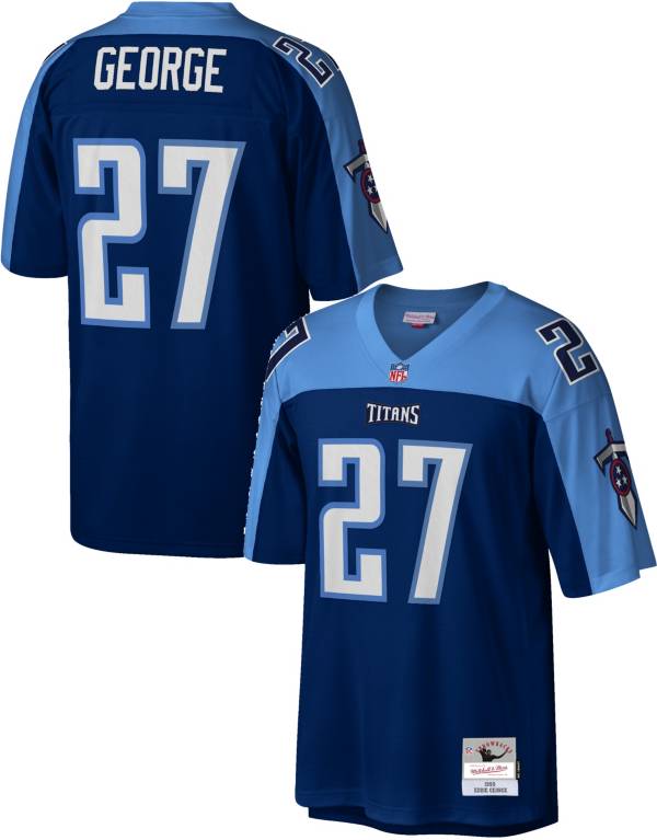 Mitchell & Ness Men's Tennessee Titans Eddie George #27 1999 Navy Jersey product image