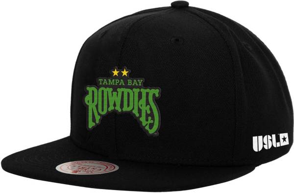 Mitchell & Ness Tampa Bay Rowdies Primary Logo Snapback Hat, Men's, Black