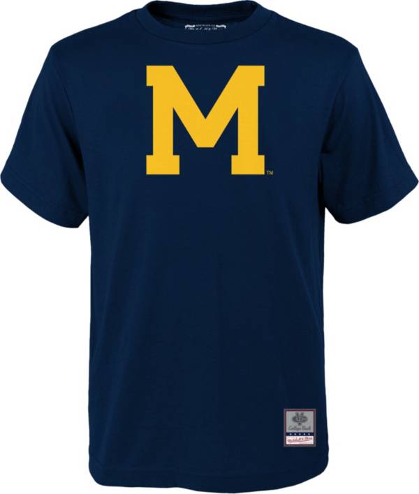 Mitchell & Ness Youth Michigan Wolverines Blue T-Shirt product image