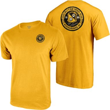 sorry, Icon Sports Group Pittsburgh Riverhounds SC 2 Logo Gold T-Shirt is currently out of stock
