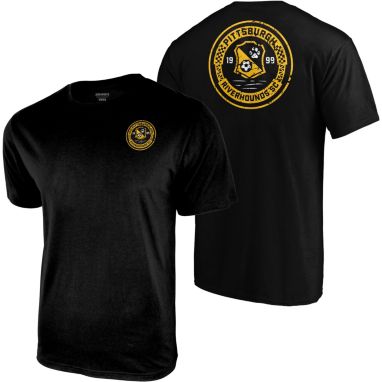 sorry, Icon Sports Group Pittsburgh Riverhounds SC 2 Logo Black T-Shirt is currently out of stock