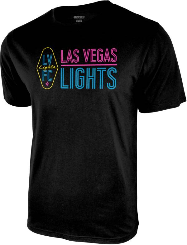 Icon Sports Group Las Vegas Lights Logo Black T-Shirt product image