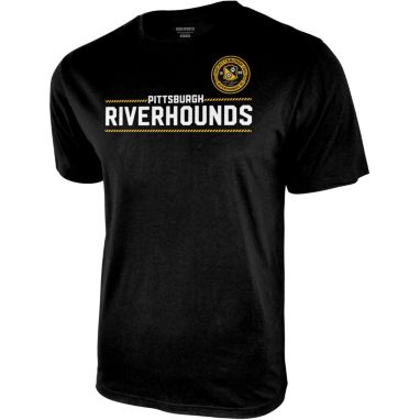sorry, Icon Sports Group Pittsburgh Riverhounds SC Alternate Logo Black T-Shirt is currently out of stock